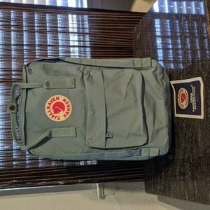 Fjallraven Classic Kånken Backpack in Frost Green 15"
